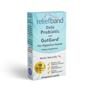 Reliefband Probiotic with GutGard® 30 Day Supply