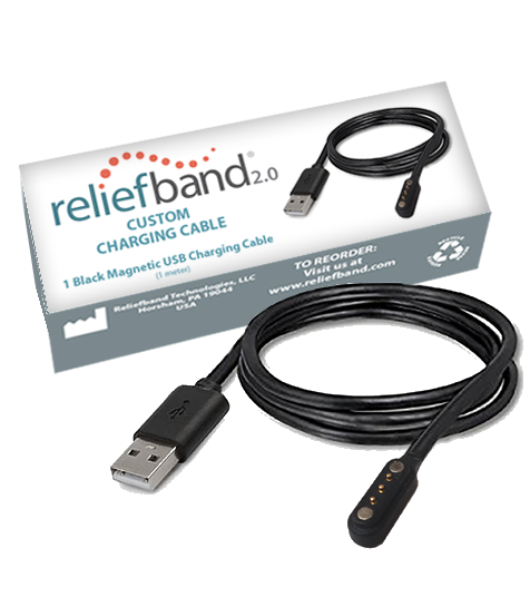 Custom Charging Cable for Reliefband® Premier devices only